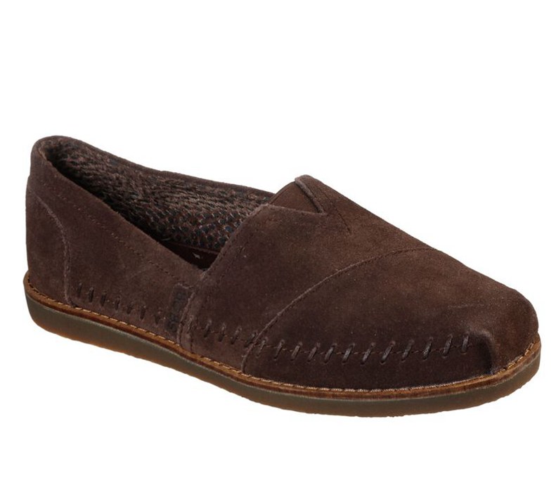 Skechers Dam Choklad Platta Skor - Bobs Gypsy - Mountain Meadow - Sverige (HGUXY-0219)